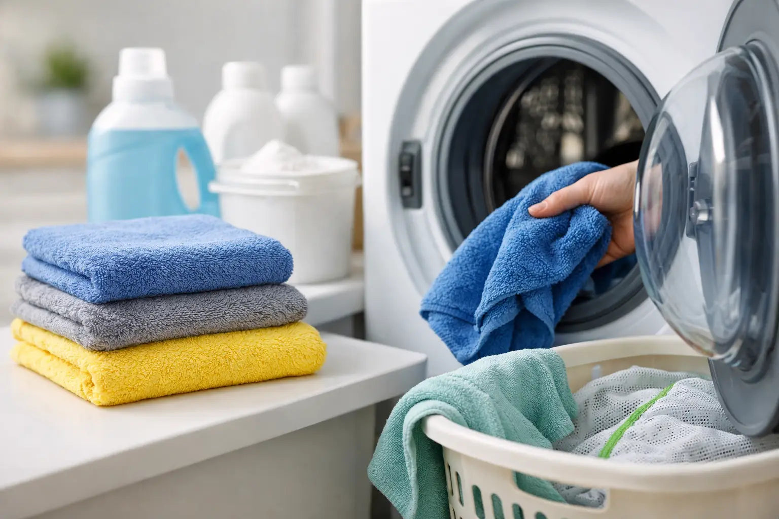 How to Wash Microfiber Towels the Right Way