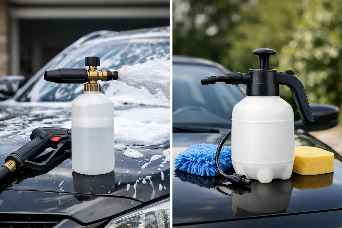 Foam Cannon vs Pump Sprayer for Better Washes