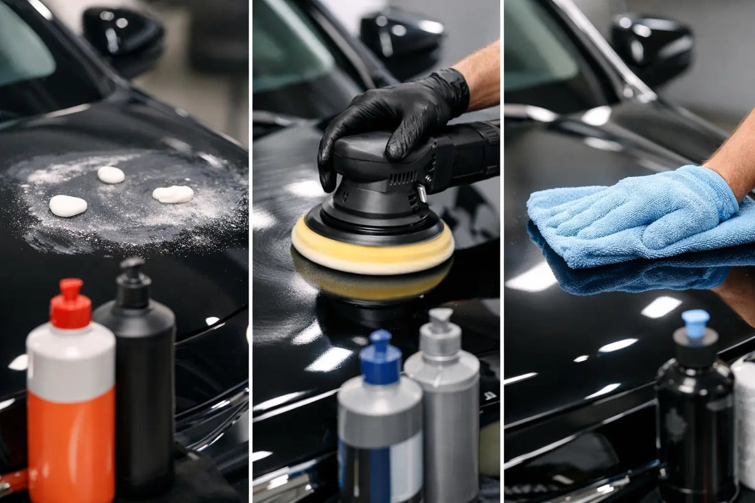Compound vs Polish vs Glaze: What Each Does
