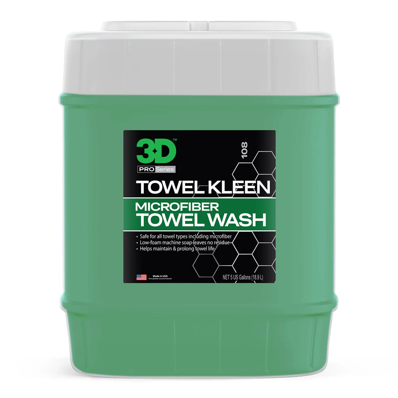3D Towel Kleen Microfiber Detergent