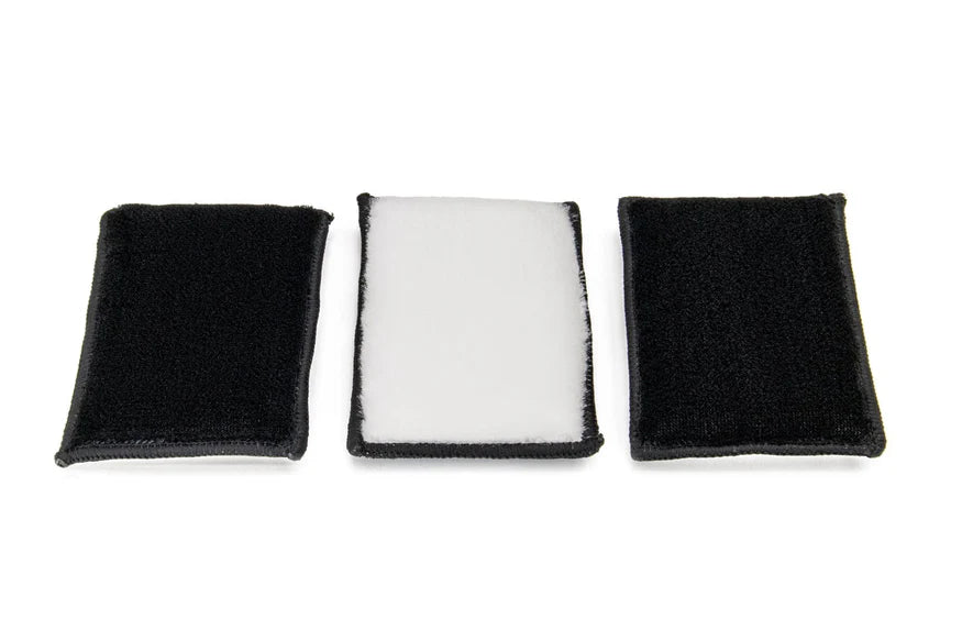 [Scrub Ninja Max] Interior Scrubber Sponge - Leather, Plastic & Vinyl Scrub Pads 3 Pack