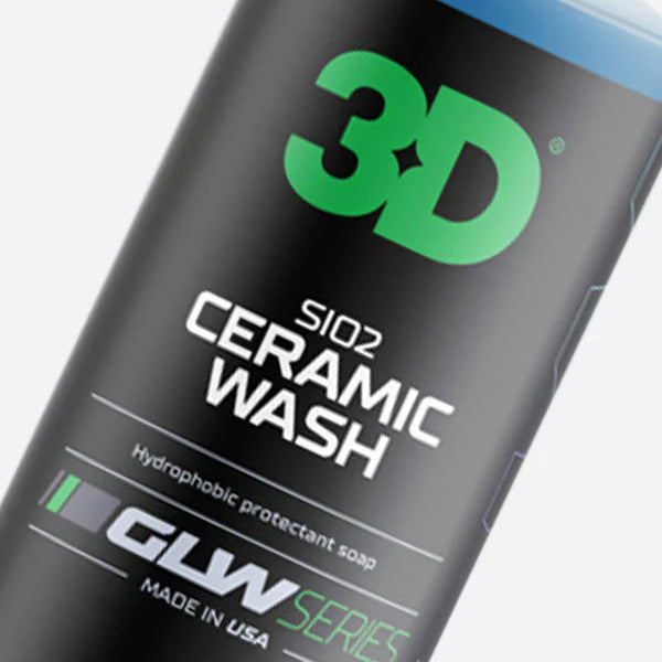 3D Ceramic Wash bottle with GLW Series branding on a white background