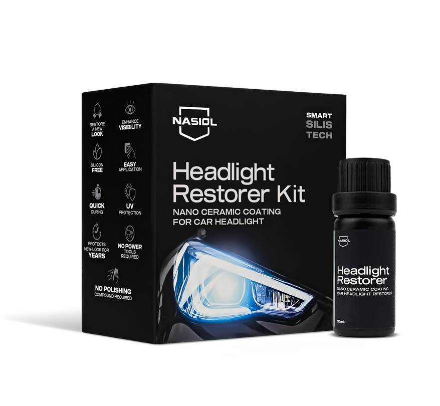 Nasiol Headlight Restorer Kit nano ceramic coating for headlights