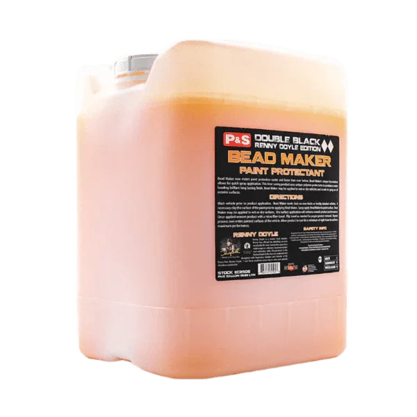 Paint protectant container with a label on a white background