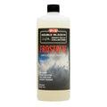 Bottle of Frostbite surface cleanse shower gel with a black label on a white background