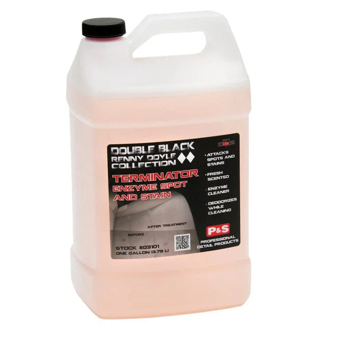 Gallon container of Double Black Terminator with a white background