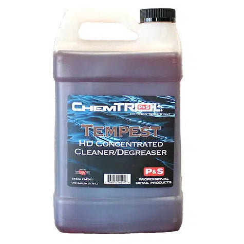 Jug of ChemTr Pro Tempest HD Concentrated Cleaner/Degreaser on a white background